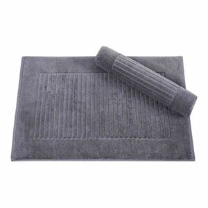 4 Classic Turkish Towels Gray Bathroom Floor Mats 100% Turkish Cotton. 30" x 18"
